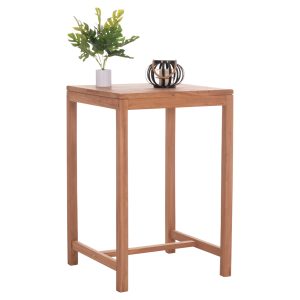 ΤΡΑΠΕΖΙ ΜΠΑΡ ΤΕΤΡΑΓΩΝΟ PRESSCOT ΞΥΛΟ TEAK 70x70x105Υ