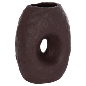 ΕΠΙΤΡΑΠΕΖΙΟ ΔΙΑΚΟΣΜΗΤΙΚΟ ΒΑΖΟ NAMENTIS ΣΟΚΟΛΑΤΙ ΤΕΡΑΚΟΤΑ--26.5x16x36.5Υεκ