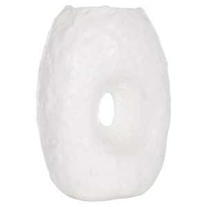 ΕΠΙΤΡΑΠΕΖΙΟ ΔΙΑΚΟΣΜΗΤΙΚΟ ΒΑΖΟ NAMENTIS ΛΕΥΚΗ ΤΕΡΑΚΟΤΑ--26.5x16x36.5Υεκ