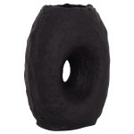 ΕΠΙΤΡΑΠΕΖΙΟ ΔΙΑΚΟΣΜΗΤΙΚΟ ΒΑΖΟ NAMENTIS ΜΑΥΡΗ ΤΕΡΑΚΟΤΑ--26.5x16x36.5Υεκ