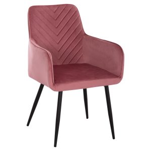 ΠΟΛΥΘΡΟΝΑ LATRELL ΣΑΠΙΟ ΜΗΛΟ ΒΕΛΟΥΔΟ & ΜΑΥΡΑ ΜΕΤΑΛΛΙΚΑ ΠΟΔΙΑ 54x57x84Yεκ. -Τιμή Σετ 2 τεμ.