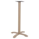 ΒΑΣΗ ΤΡΑΠΕΖΙΟΥ ΜΠΑΡ ΑΠΟ ΜΕΤΑΛΛΟ/ΜΑΝΤΕΜΙ ΚΑΠΟΥΤΣΙΝΟ 62x62x108Υεκ.