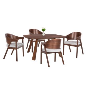 ΣΕΤ τραπεζαρίας 5τμχ Riner 150x150x75Υ εκ.
