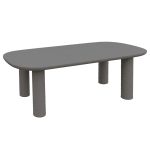 ΤΡΑΠΕΖΙ Τραπεζαρίας Kiora Γκρι Fiber Cement 200x100x75Υ