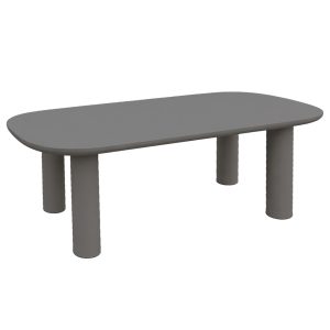 ΤΡΑΠΕΖΙ Τραπεζαρίας Kiora Γκρι Fiber Cement 200x100x75Υ