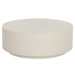 ΤΡΑΠΕΖΙ ΜΕΣΗΣ ΣΤΡΟΓΓΥΛΟ ΜΠΕΖ FIBER CEMENT Φ90x34Υεκ