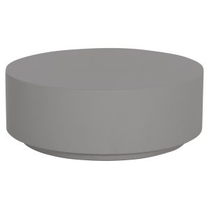 ΤΡΑΠΕΖΙ ΜΕΣΗΣ ΣΤΡΟΓΓΥΛΟ KYOKO ΓΚΡΙ FIBER CEMENT Φ90x34Υεκ