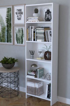 Ραφιέρα "MINIMAL" σε χρώμα λευκό 56x20x169