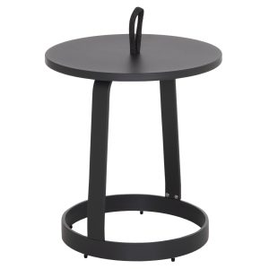 ΤΡΑΠΕΖΙ ΒΟΗΘΗΤΙΚΟ ΕΞ.ΧΩΡΟΥ MINO ΑΛΟΥΜΙΝΙΟ & ΣΧΟΙΝΙ ΓΚΡΙ Φ47x53Υεκ