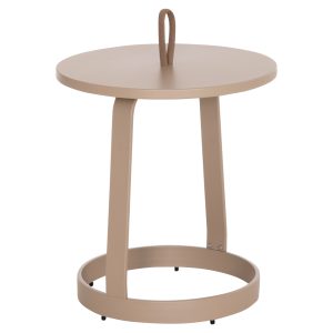 ΤΡΑΠΕΖΙ ΒΟΗΘΗΤΙΚΟ ΕΞ.ΧΩΡΟΥ MINO ΑΛΟΥΜΙΝΙΟ & ΣΧΟΙΝΙ ΚΑΠΟΥΤΣΙΝΟ Φ47x53Υεκ