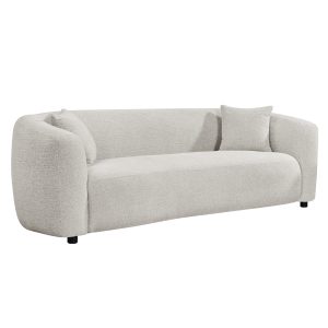 ΚΑΝΑΠΕΣ 3-ΘΕΣΙΟΣ NORD ΑΝΟΙΧΤΟ ΜΠΕΖ ΥΦΑΣΜΑ 230x96x75Υεκ.