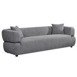 ΚΑΝΑΠΕΣ 3-ΘΕΣΙΟΣ ARCTIS ΓΚΡΙ ΥΦΑΣΜΑ 229x88x68Υεκ.