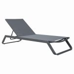 ΞΑΠΛΩΣΤΡΑ ΑΛΟΥΜΙΝΙΟΥ MARIMAR ΣΚΕΛΕΤΟΣ & NE ΓΚΡΙ 218x67x31cm