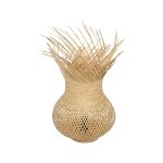 FARAH Boho Επιτραπέζιο Φωτιστικό Πορτατίφ με Ντουί 1 x E27 AC 220-240V IP20 - Μπεζ - Μ30 x Π30 x Υ46cm