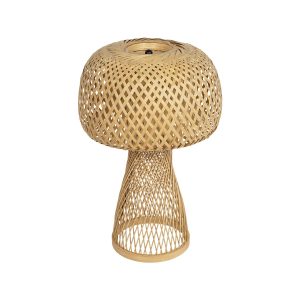 SELVA Boho Επιτραπέζιο Φωτιστικό Πορτατίφ με Ντουί 1 x E27 AC 220-240V IP20 - Μπεζ - Μ30 x Π30 x Υ45cm