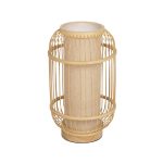 TULUM Boho Επιτραπέζιο Φωτιστικό Πορτατίφ με Ντουί 1 x E27 AC 220-240V IP20 - Μπεζ - Μ20 x Π20 x Υ32cm