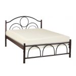 ΜΕΤΑΛΛIKO ΚΡΕΒΑΤΙ ΚΥΚΛΟΣ 150x200x90Yεκ. ΚΑΦΕ