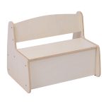 ΠΑΓΚΑΚΙ ΠΑΙΔΙΚΟ ΜΕ ΑΠΟΘ.ΧΩΡΟ RICKI MDF & ΚΟΝΤΡΑΠΛΑΚΕ ΦΥΣΙΚΟ 63x43x47Υεκ