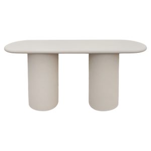 ΚΟΝΣΟΛΑ KENJI FIBER CEMENT ΑΝΟΙΧΤΟ ΜΠΕΖ 140x40x78Υεκ