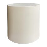 ΤΡΑΠΕΖΙ ΜΕΣΗΣ ΣΤΡΟΓΓΥΛΟ ΜΠΕΖ FIBER CEMENT Φ40x43Υεκ