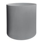 ΤΡΑΠΕΖΙ ΜΕΣΗΣ ΣΤΡΟΓΓΥΛΟ KYOKO ΓΚΡΙ FIBER CEMENT Φ40x43Υεκ
