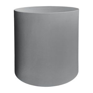 ΤΡΑΠΕΖΙ ΜΕΣΗΣ ΣΤΡΟΓΓΥΛΟ KYOKO ΓΚΡΙ FIBER CEMENT Φ40x43Υεκ