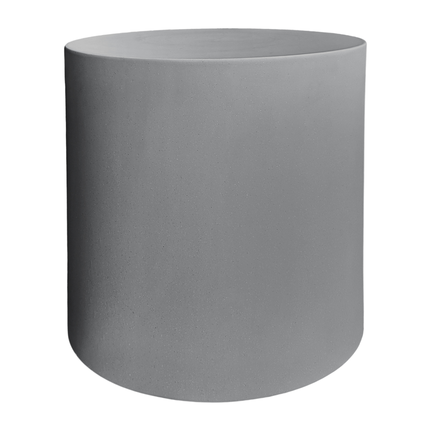 ΤΡΑΠΕΖΙ ΜΕΣΗΣ ΣΤΡΟΓΓΥΛΟ KYOKO ΓΚΡΙ FIBER CEMENT Φ40x43Υεκ
