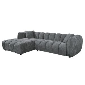 ΚΑΝΑΠΕΣ Γωνιακός LYKKE Γκρι 280x89x70εκ