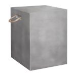 ΣΚΑΜΠΟ τετράγωνο με χερούλια ZAK Fiber Cement Γκρι 36x36x43Υεκ
