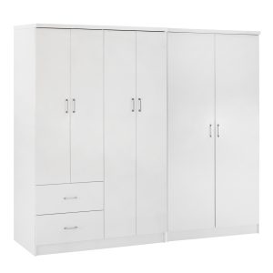 ΝΤΟΥΛΑΠΑ 6ΦΥΛΛΗ BLAKELY ΛΕΥΚΟ 201x43x181Υεκ
