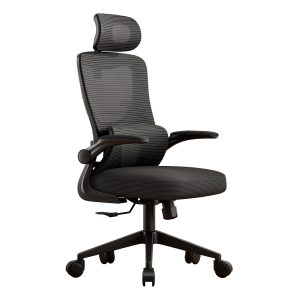 ΚΑΡΕΚΛΑ ΓΡΑΦΕΙΟΥ KESI ΜΑΥΡΟ MESH 52x50x122Υεκ