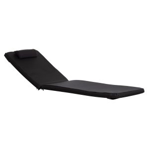 ΜΑΞΙΛΑΡΙ ξαπλώστρας SIFNOS textilene 600g/m2 193x57 εκ. μαύρο