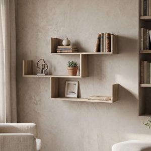 Ραφιέρα τοίχου Tiber sonoma 120x22x67εκ