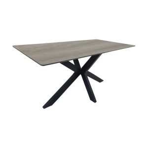 Τραπέζι Bethan Sonoma Γκρι MDF 160x80x75εκ