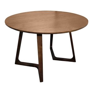 Τραπέζι Sedria καρυδί Φ120x75εκ