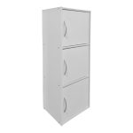 Ντουλάπι-στήλη Soline λευκό 40x34,5x90,5εκ