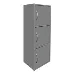 Ντουλάπι-στήλη Soline ανοιχτό γκρι 40x34,5x90,5εκ