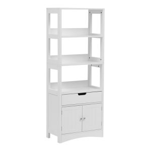 Ντουλάπι-στήλη Sejo mdf λευκό 60x32,5x154εκ