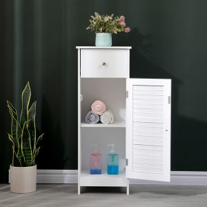 Ντουλάπι-στήλη Chesy mdf λευκό 32x30x87εκ